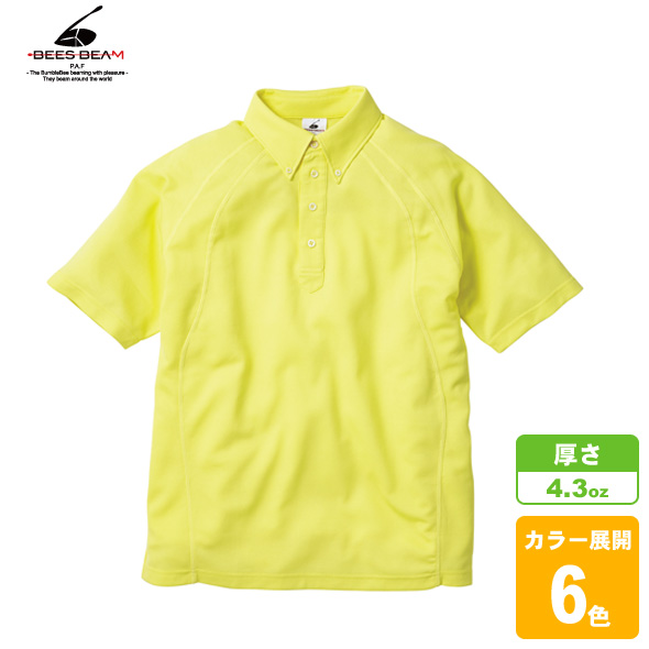 ボタンダウンポロシャツ