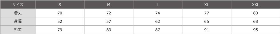 サイズ表
