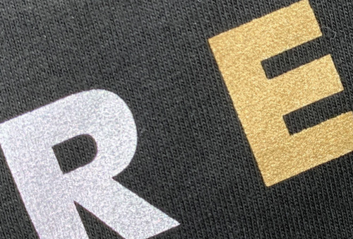 金・銀プリント画像