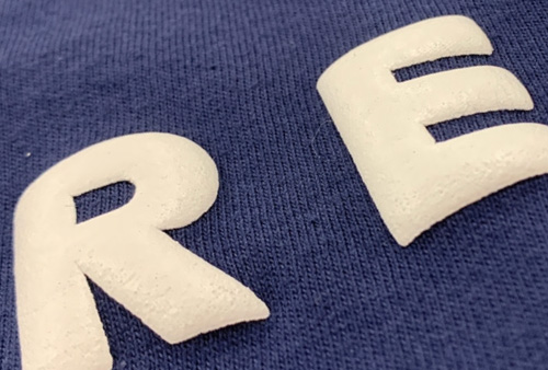 発泡プリント画像